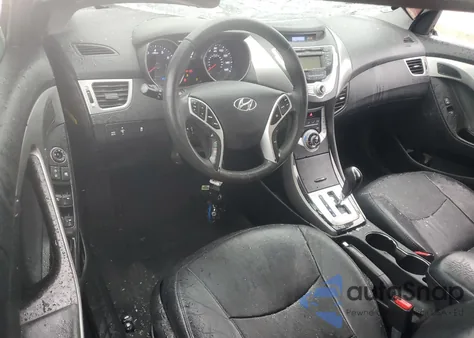 2013 Hyundai Elantra Gls from USA, damaged, VIN 5NPDH4AE9DH158843